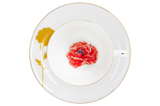 Чашка с блюдцем Мак, 0,25 л - Anna lafarg emily фото 6