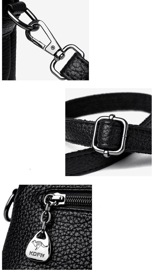 KAIDIFEINIROO Сумка женская с двумя ремнями 8277 фото 9