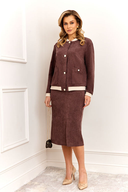 Костюм AGATTI 5993-1 кофейный