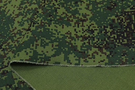 Саржа Камуфляж пиксельный, ВИД 3, ш.1.5м, хлопок-100%, 260гр/м.кв - Купава фото 5