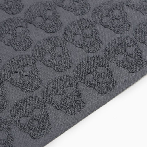 Полотенце махровое Love Life Sculls 30*50 см, темно-серый, 100% хл, 450 гр/м2 - Lovelife фото 4