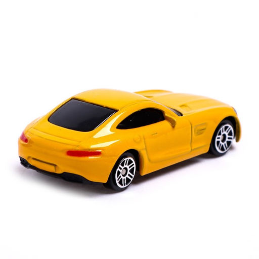 Машина металлическая MERCEDES-AMG GT S, 1:64, цвет жёлтый - АвтоГрад фото 3