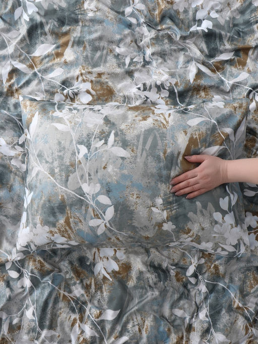 КПБ LoveLife дуэт Цветение 150х215 см-2 шт, 220х240см, 50х70см-2шт, 75гр/м2, микрофибра  фото 4