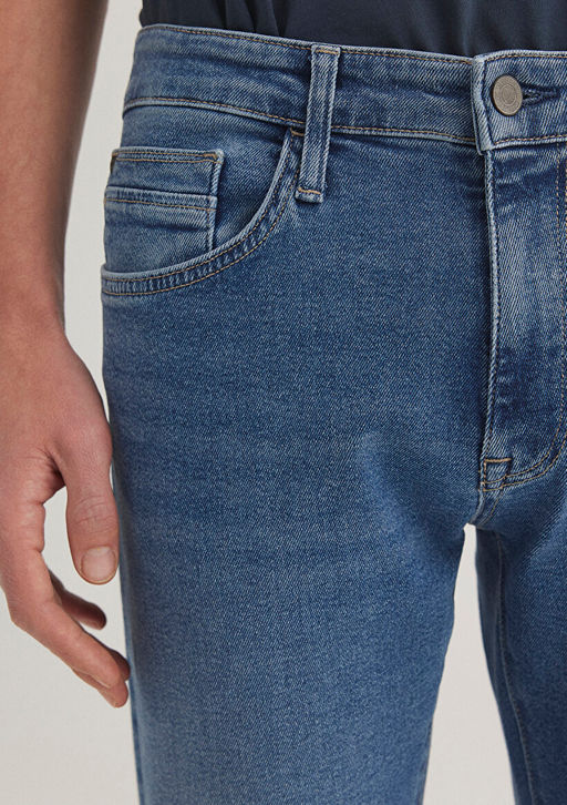 Jake 90lar TOKK Indigo Mavisi Jean Pantolon  фото 6