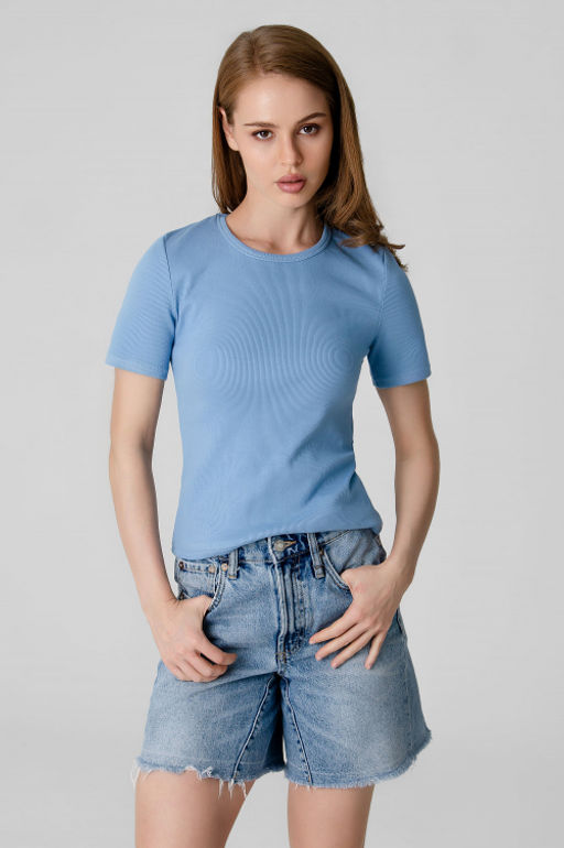 Арт.3203/4 Футболка женская 42-48 (4 шт) Цвет:Голубой - Калинка фото 6