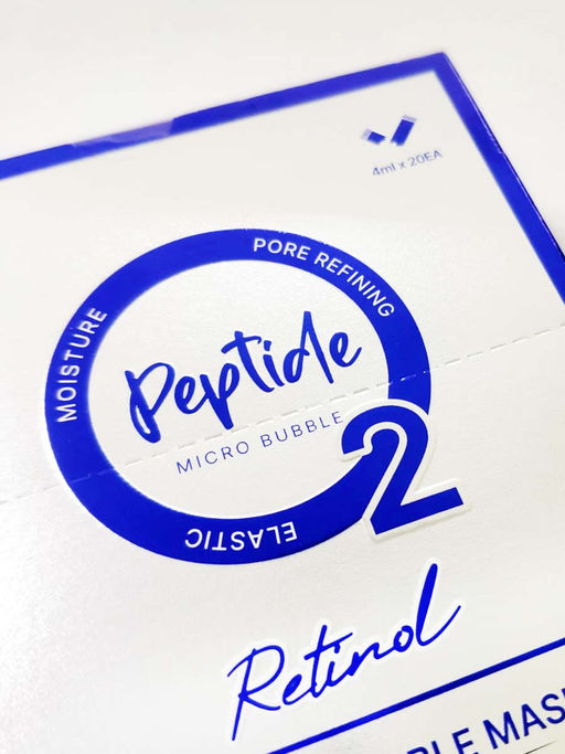 Meloso Кислородная пузырьковая маска с пептидами / Time Melody O2 Peptide Oxygen Bubble Mask, 4 мл x 20 шт.