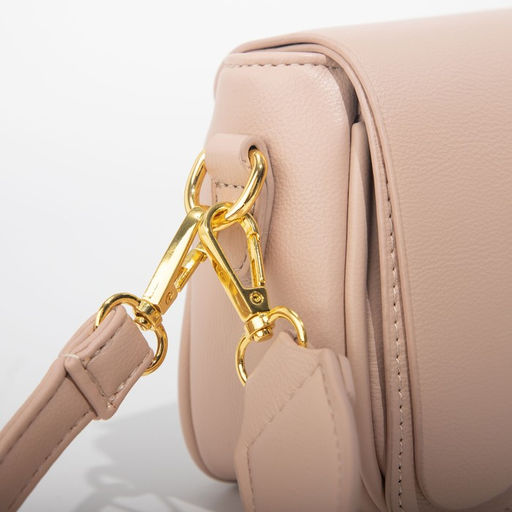 Сумка-мессенджер на клапане, длинный ремень, цвет розовый - Simaland фото 4