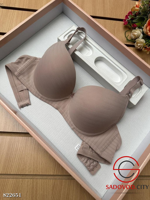 Бюстгальтер с пушап, гладкий