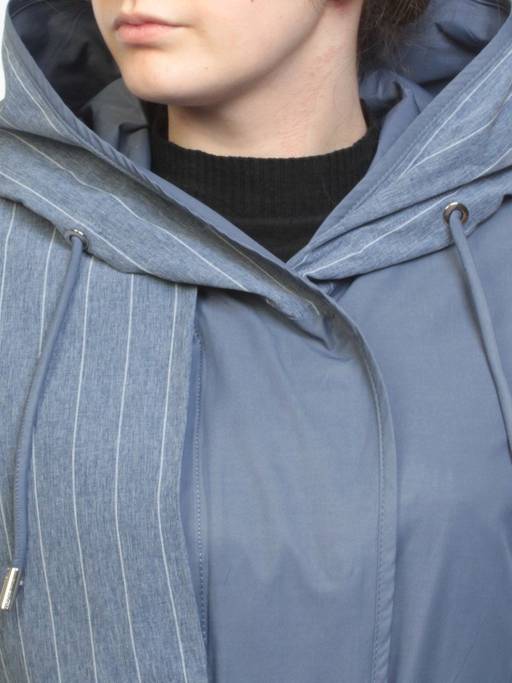 9016 GRAY/BLUE Ветровка женская (60% полиэстер, 40% хлопок) - Fashion фото 5