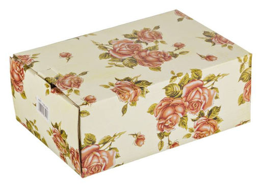 БЛЮДО НА МЕТАЛЛ.ПОДСТАВКЕ КОРЕЙСКАЯ РОЗА 29*17 СМ. ВЫСОТА=8 СМ. - Lefard фото 2