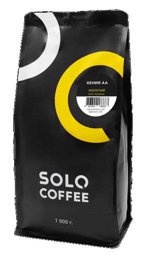 Кофе в зернах Solo Coffee Кения АА (100% арабика), свежеобжаренный  фото 4