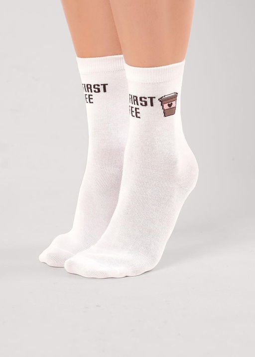 (CLE) Д2521 носки жен. моккачино (ЧЗ)