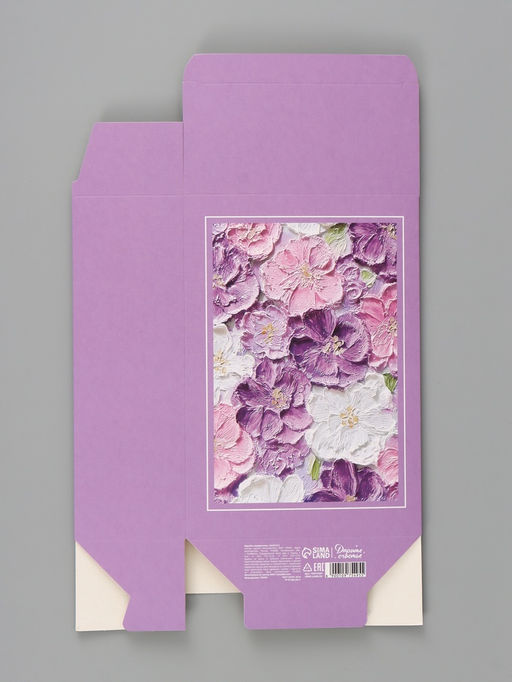 Цена за 3 шт. Коробка подарочная складная «Цветы», 16×23×7.5 см