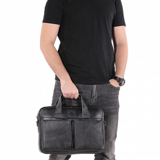 Портфель 11017Z black  Zinimsk