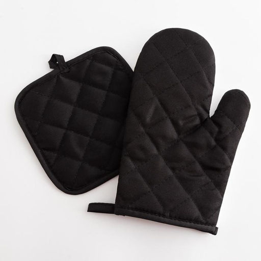 Кухонный набор 2 прихватки Доляна Queen, прихватка 17х17 см, рукав. 26х16 см  фото 3