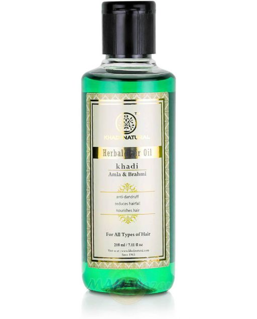 Khadi Amla & Brahmi Oil/Кхади масло Амла Брами 210мл