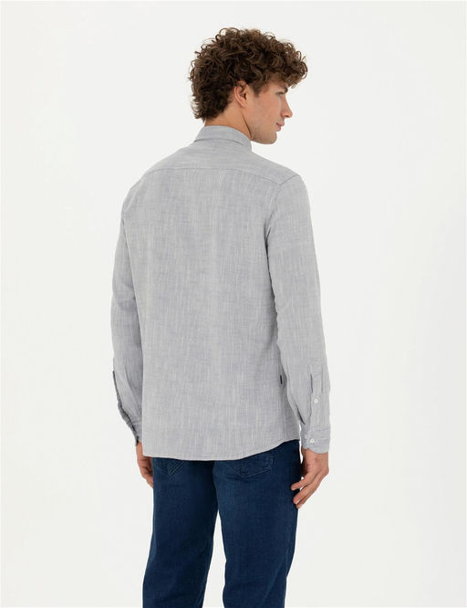Mavi Regular Fit Uzun Kollu G_mlek - Pierre cardin фото 5