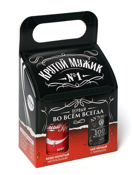 Подарочный набор Крутой мужик: чай 50 г, кофе 100 г - Фабрика счастья фото 6