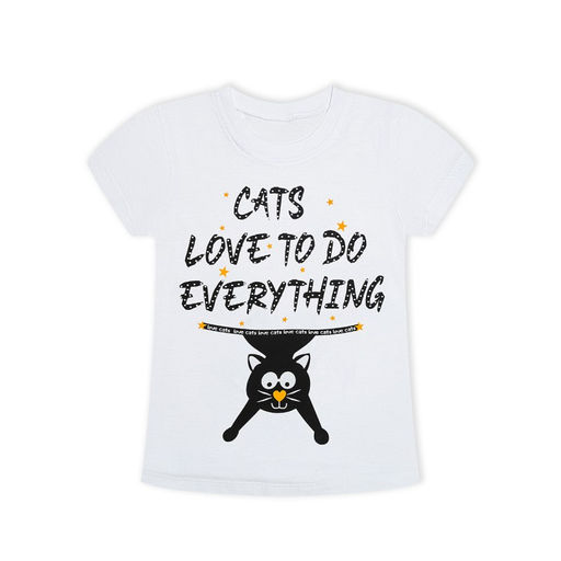 Футболка Подростковая Шалунья Белый - Ronda фото 3