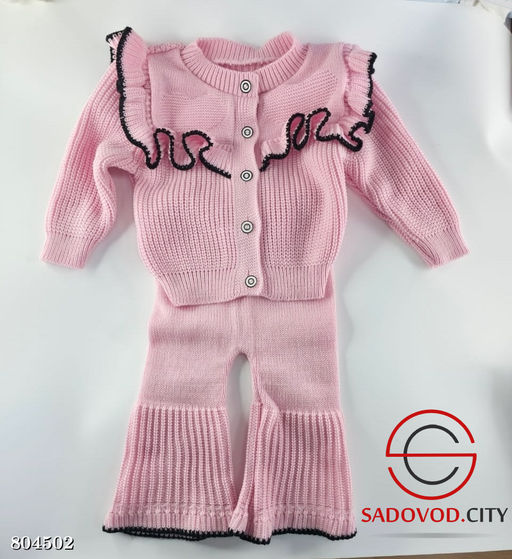 Вязаный костюм для девочек - Bruno фото 9