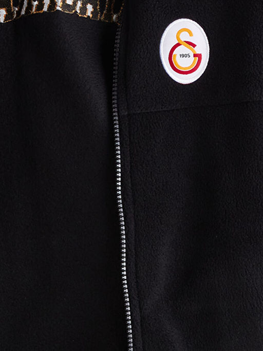 Galatasaray Nak??l? Erkek ?ocuk Fermuarl? Sweatshirt