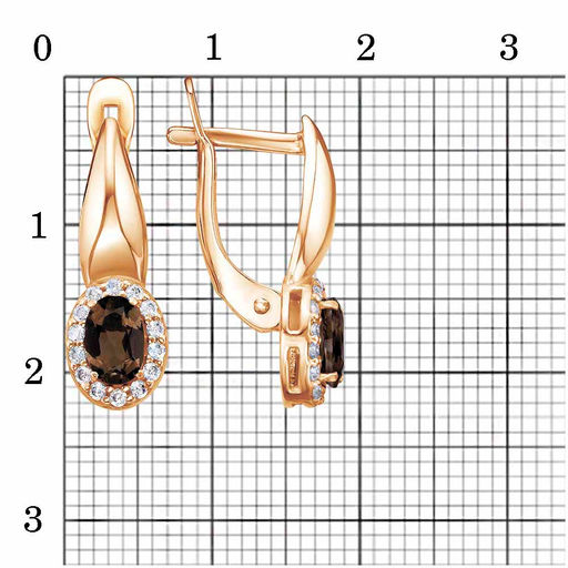 СЕРЬГИ 33110223ДТр - Красная пресня фото 3