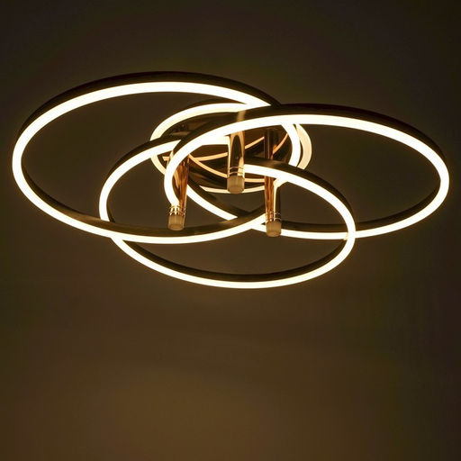 Светильник «Финди» 3xLED 160 Вт черный 80×80×16 см BayerLux