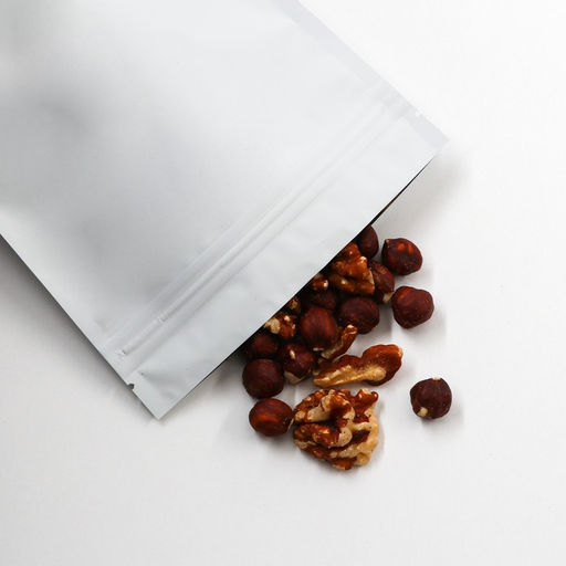 Цена за 7 шт. Пакет дой - пак, матовый, белый, 14×20×4 см