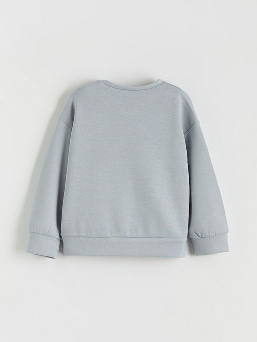 Bisiklet Yaka K?z ?ocuk Sweatshirt