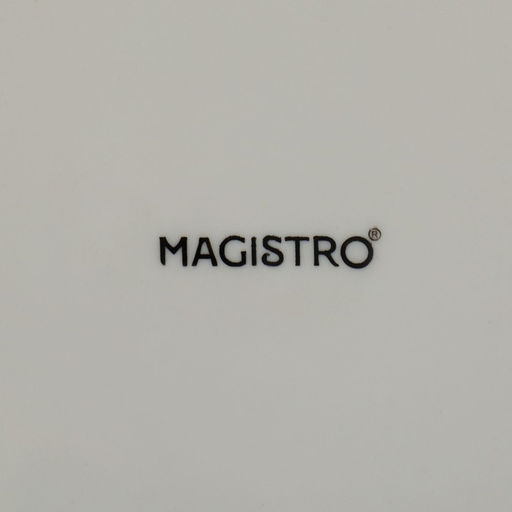 Набор тарелок десертных Magistro «Церера», 2 шт., d=18 см, фарфор, белые