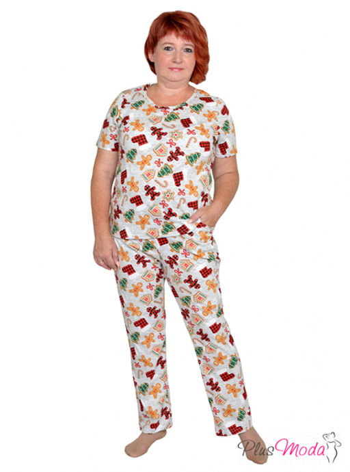 Футболка Модель №1299 размеры 44-84 - Plusmoda фото 15