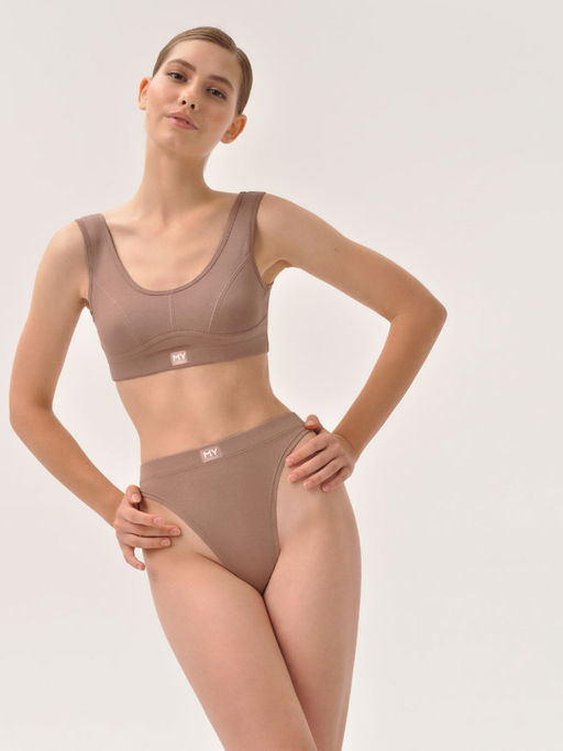 Стринги с высокой посадкой из хлопка - My фото 71