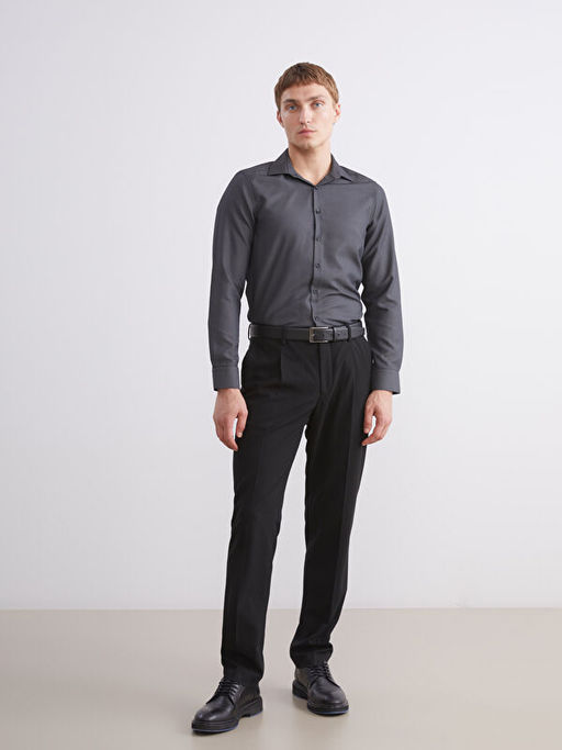 Slim Fit Uzun Kollu Arm?rl? Erkek G?mlek