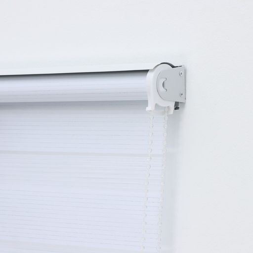 Штора рулонная «День-ночь» с люрексом, 60×180 см (с учётом креплений 3.5 см), белая