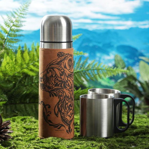 Подарочный набор «Охота - занятие храбрых»: термос 500 мл, кружка 2 шт. × 170 мл