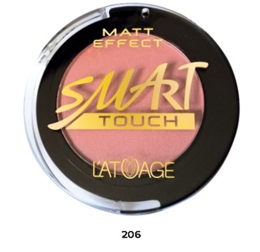Latuage Румяна компактные SMART TOUCH №206 лососевый