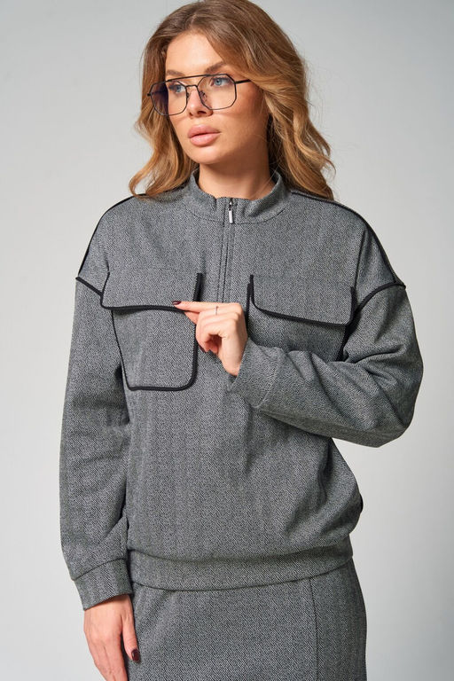 Костюм LAIKONY 373 серый  фото 3