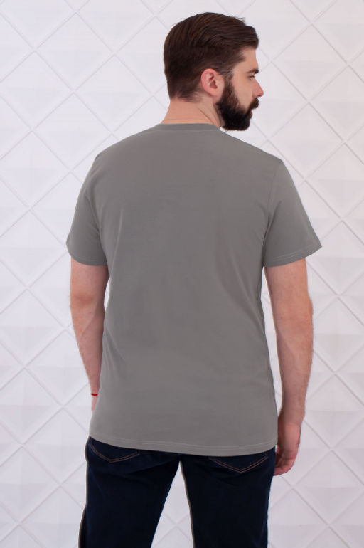 Арт. 61112/2 Футболка мужская 48-58 (6 шт) Цвет:серый - Идеал фото 2
