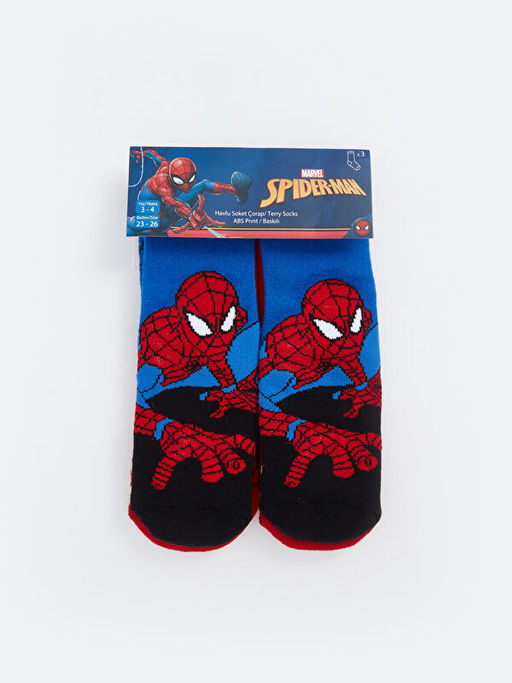 Spiderman Desenli Erkek ?ocuk Soket ?orap 3l? - Waikiki фото 3