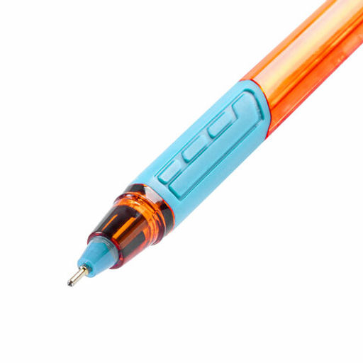 Цена за 3шт. Ручка шариковая масляная с грипом BRAUBERG "Extra Glide GT Sky Blue", СВЕТЛО-СИНЯЯ, игольчатый узел 0,7 мм, линия письма 0,35 мм