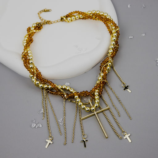 Колье Арт. 3V-6069-Y - MyGemma фото 2