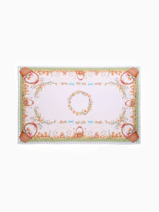 Скатерть на стол «Доляна. Пасхальные цыплята» 145×215±3 см