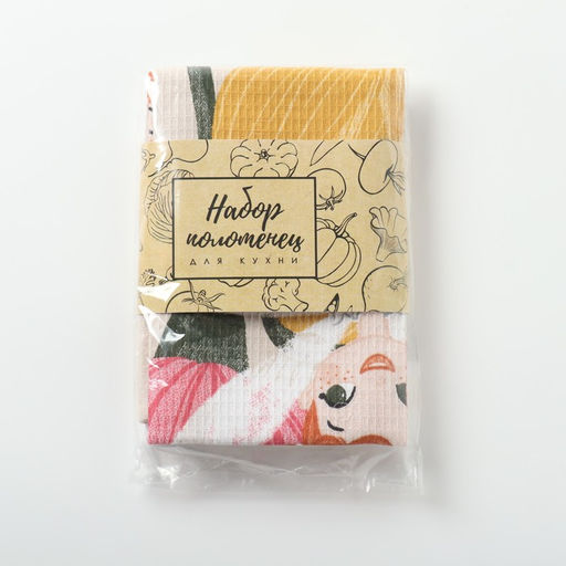 Набор полотенец кух. Доляна Happy Spring 35х60см-2шт, 100% хл фото 10