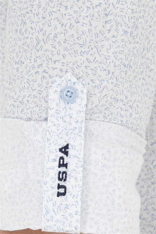 Мужская синяя рубашка с длинным рукавом Неожиданная скидка в корзине - U.s. polo assn фото 7