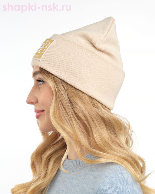 Спортика KHAKI-WHITE Колпак женский