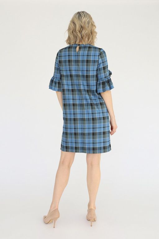 Платье прямое с воланами на рукавах - Looklikecat фото 3