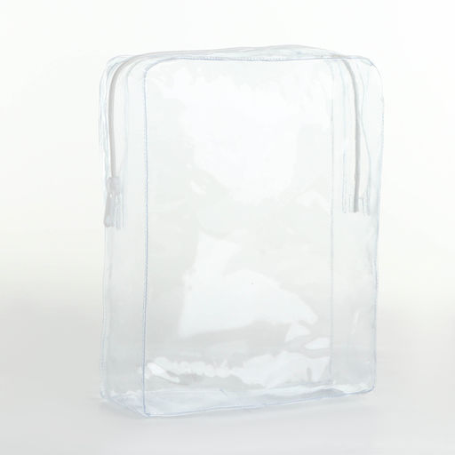 Цена за 2 шт. Косметичка на молнии для бассейна, прозрачная