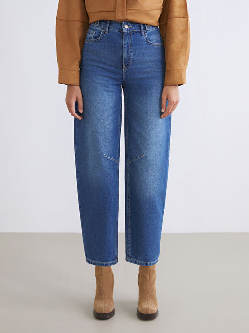 Balloon Fit Kad?n Jean Pantolon