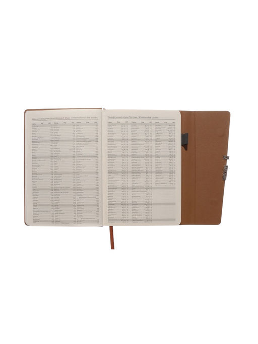 Ежедневник недатированный формат А5, с клапаном, 96 листов, линия, пвх, серый - Simaland фото 6