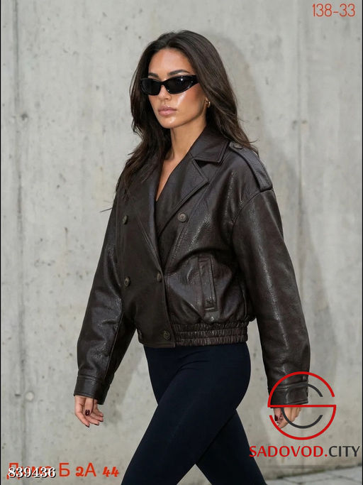 Кожаная куртки весенняя - Bruno фото 3